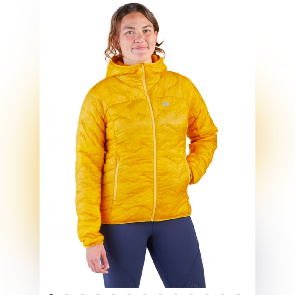 OUTDOOR RESEARCH SuperStrand LT Hooded Jacket - Women's XXL - LARCH color